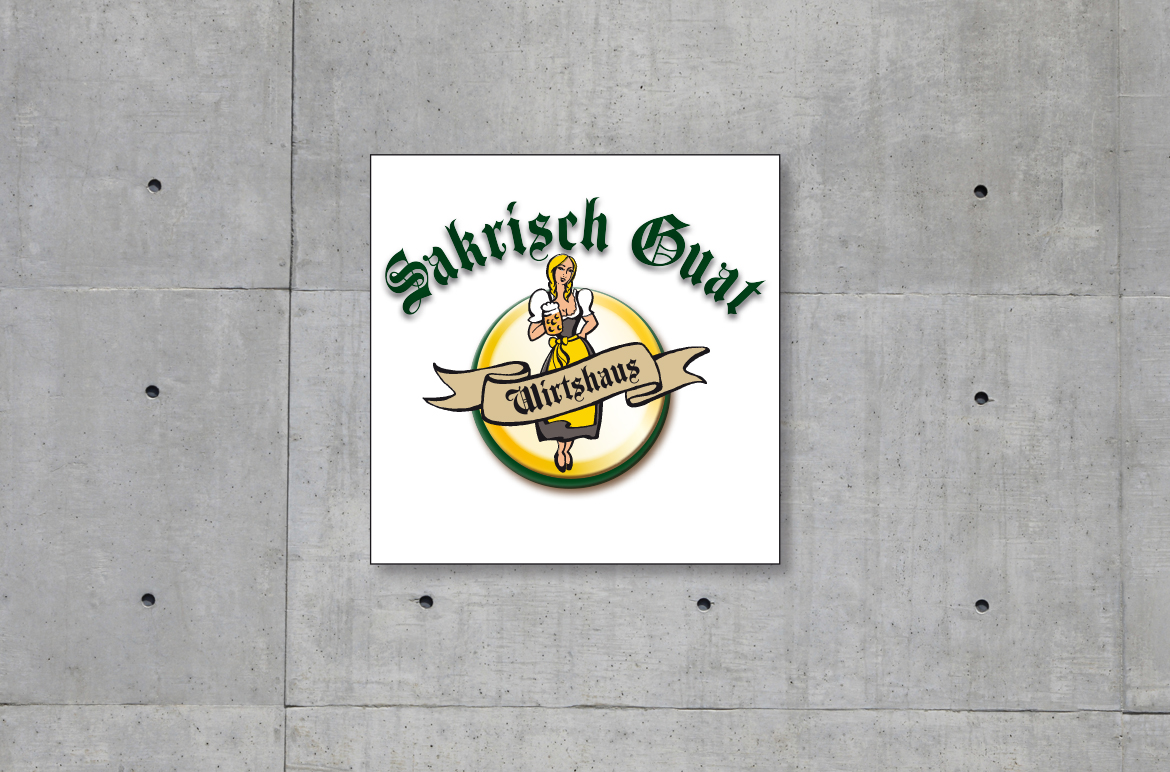 Logoentwicklung Sakrisch Guat