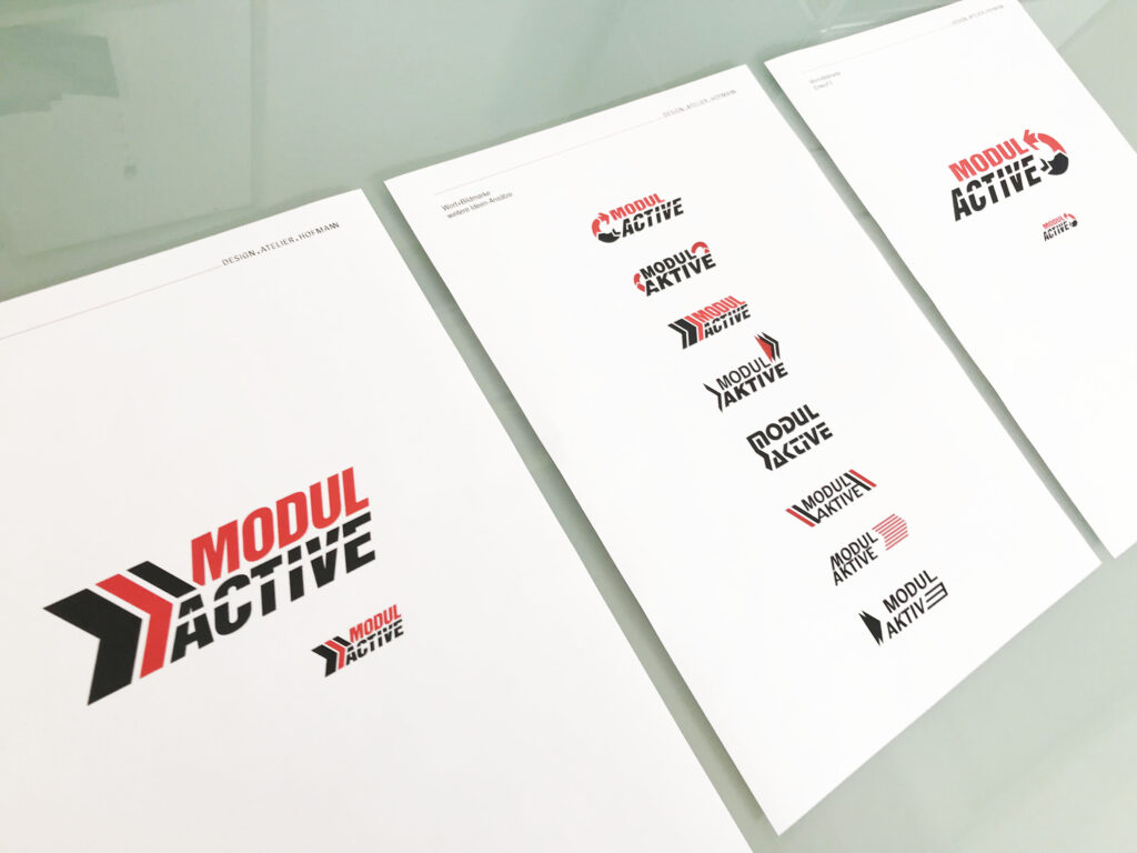 Modul Active Logodesign für Motorradbekleidungshersteller aus Aidenbach Stadler, Kreative Werbeagentur Design Atelier Hofmann aus Passau und Traunstein
