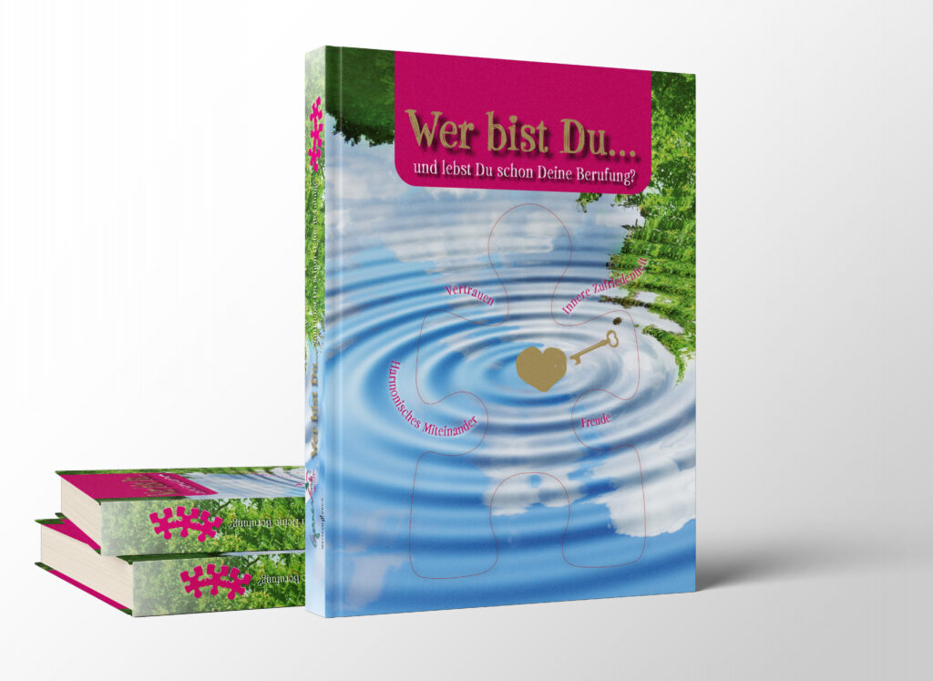 Buchcover für Coaching und Berufung van Gerrefink Gestaltung von der Werbeagentur Design Atelier Hofmann in Passau und Traunstein