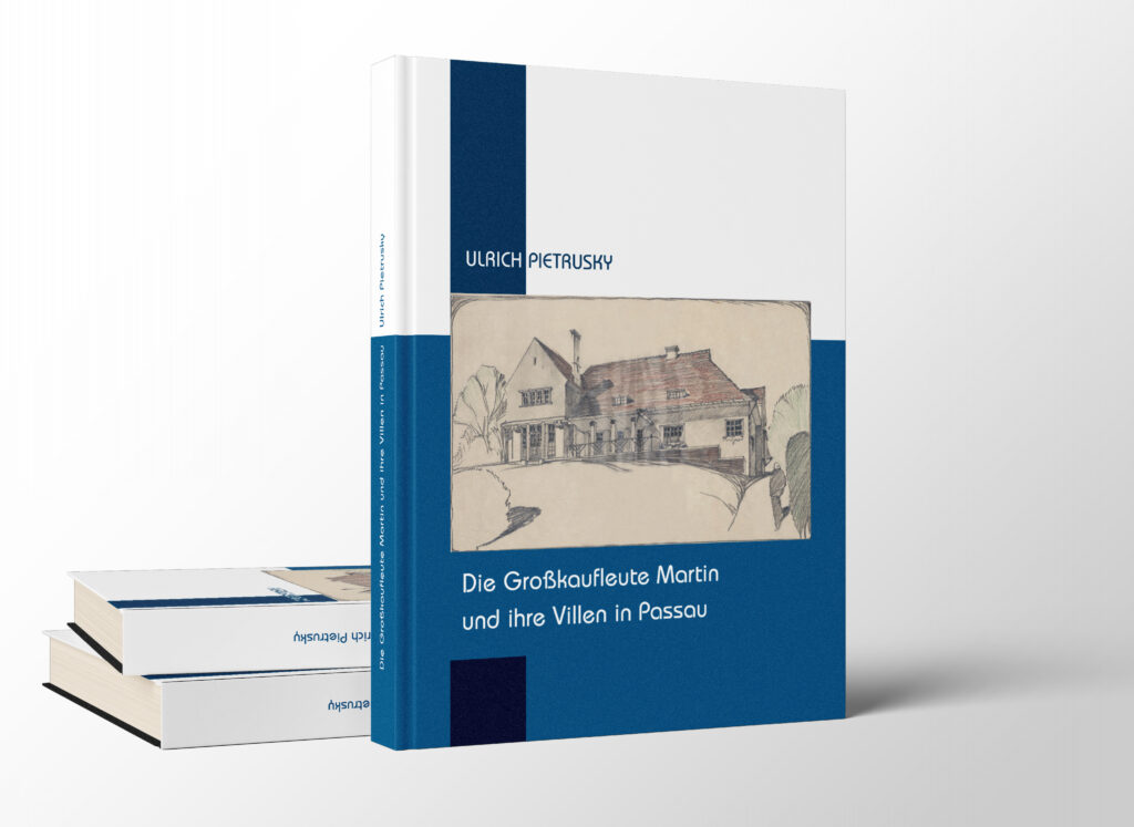 Komplette Buchgestaltung mit Satzarbeit für Villen in Passau Gestaltung von der Werbeagentur Design Atelier Hofmann in Passau und Traunstein